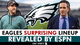 Philadelphia Eagles SURPRISE Starting Lineup Revealed By ESPN Pre-NFL Training Camp | Eagles Rumors