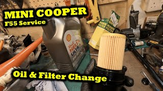 2015 Mini Cooper D F55 (F56 & F57) Engine Oil & Oil Filter Change Service [HOW TO DIY Tutorial]