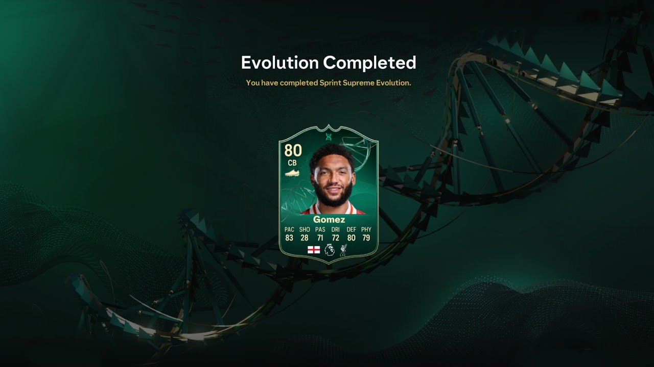 JOE GOMEZ EVO PART ONE DONE (EAFC 25 ROAD TO GLORY EPISODE 7)