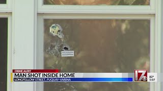 Gunfire into home hits man in neck in Fuquay-Varina
