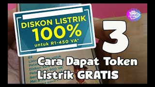 3 CARA AMBIL TOKEN LISTRIK GRATIS RESMI PLN 2021 screenshot 1