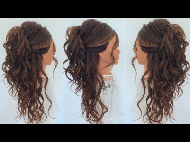 30 Glamorous Braids To Make a Statement on Your Big Day : Relaxed & Pretty  Half Up