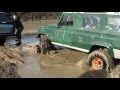 Land Rover 110 V8 in Deep Water!