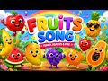 Fruits Song for Kids 🍎 | Learn 10 Fruits Names | 3D Cartoon Song| sunday special video #fruitssong 