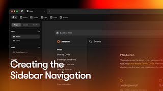 Documentation Build — Creating our Navigation