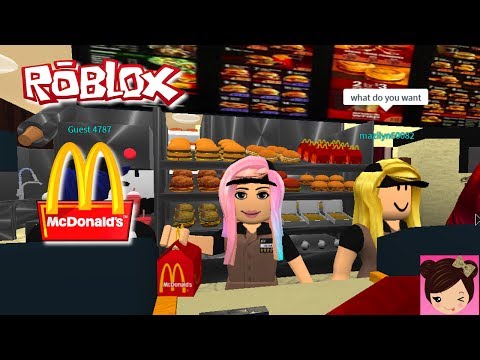 Mc Donald S Fast Food Roleplay In Roblox For Kids Playing In Drive Thru Mcdonaldsville Youtube - mcdonalds rp roblox