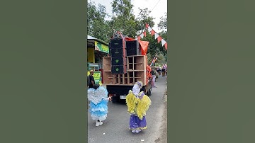 Sound system R co audio 2 sub f118 pengiring tari karnaval parakan