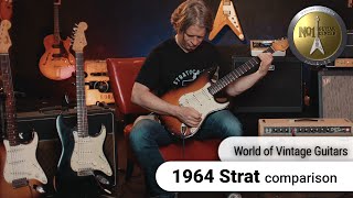 1964 Fender Stratocaster Comparision - 