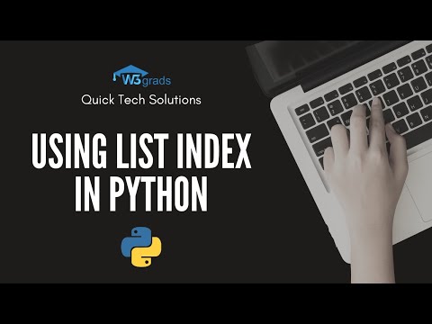 How to find index of item in a list in Python | Using List Index in Python | Python Tutorial