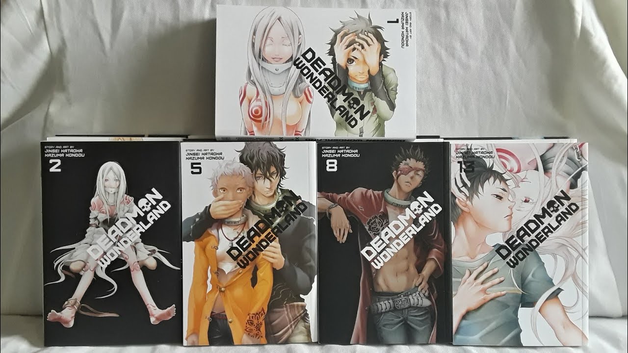 Unboxing Deadman Wonderland Complete Manga Series Youtube