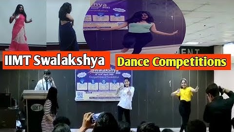 Iimt College Swalakshya 2022 | Gilrls Stundent Dance Competition Video | Greater Noida