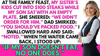 Download Lagu At the family feast, they mocked my boy’s empty plate. I smiled—then shut the whole table down... MP3 Download Lagu At the family feast, they mocked my boy’s empty plate. I smiled—then shut the whole table down... MP3