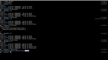 1.2 - Demo de cómo escribir, compilar y ejecutar un primer programa en Java desde la terminal