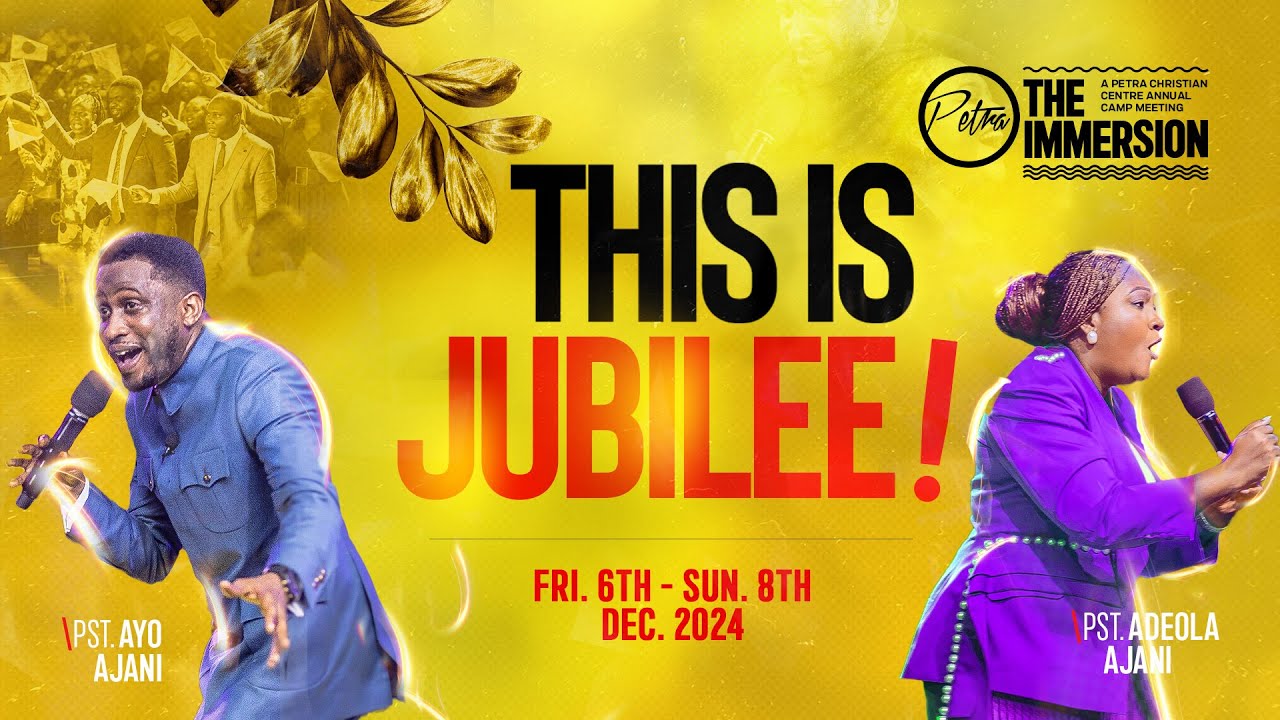 THIS IS JUBILEE | The Immersion 2024 | Day 3 Evening Session | Petra ...