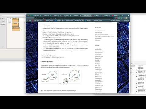 colliding balls with java