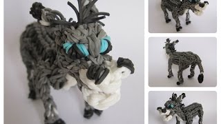 DIY Rainbow Loom donkey Part 1/2 Loombicious