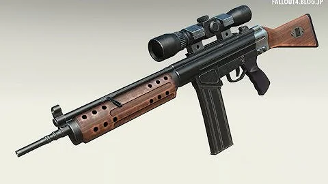 fallout4 MOD Review - R91 - Fallout 3 Assault Rifle by T41NT3D