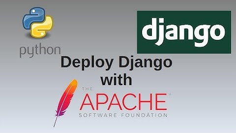 Deploy Django with Apache and mod_wsgi on Windows Server 2019