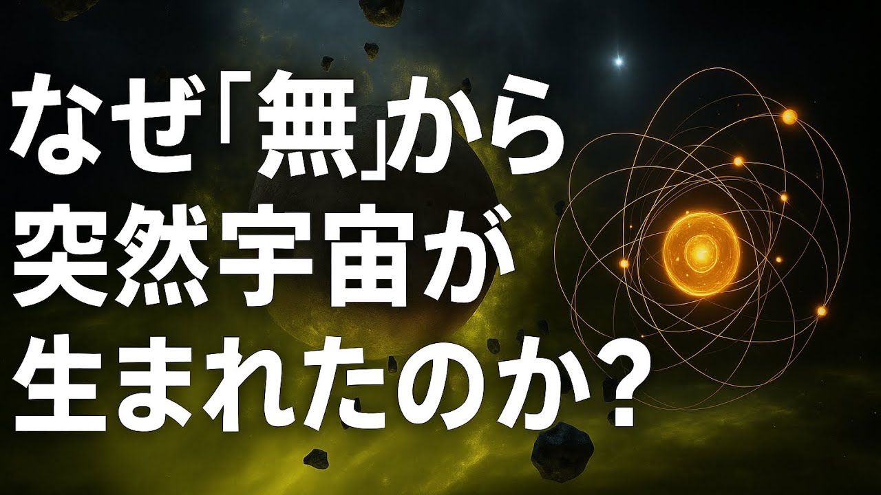 なぜ「無」から突然宇宙が生まれたのか？量子真空の揺らぎ【無から有が生まれる瞬間】