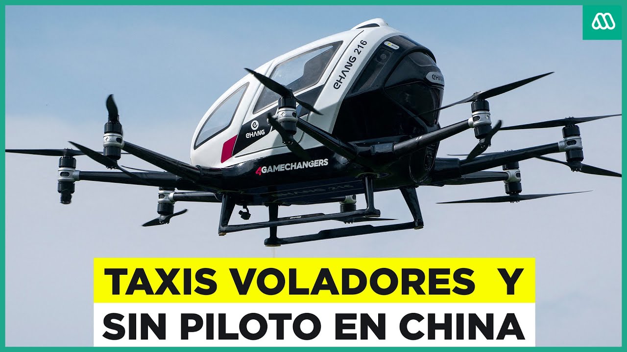 Primer Dron Tripulado Pasajeros Drones Voladores Para Personas