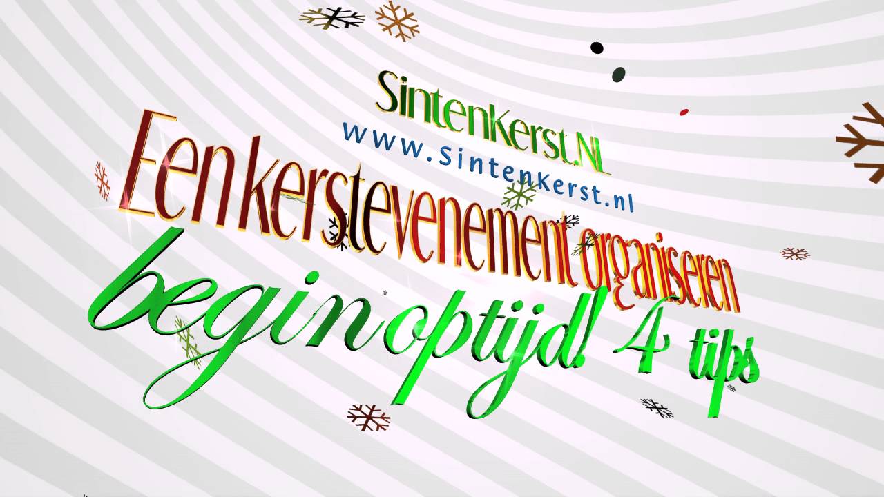 Een kerstevenement organiseren begin op tijd 4 tips