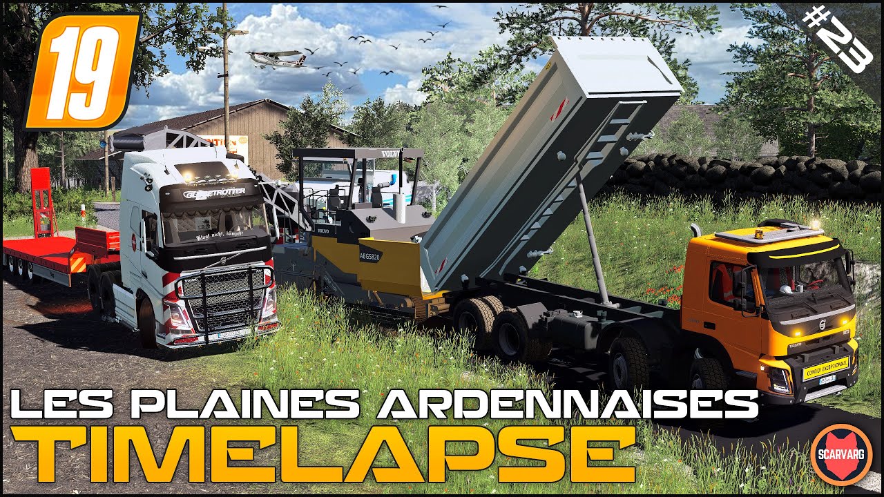🇫🇷 Building A Road Volvo ABG5820 & Asphalt Milling ⭐ FS19 Les Plaines