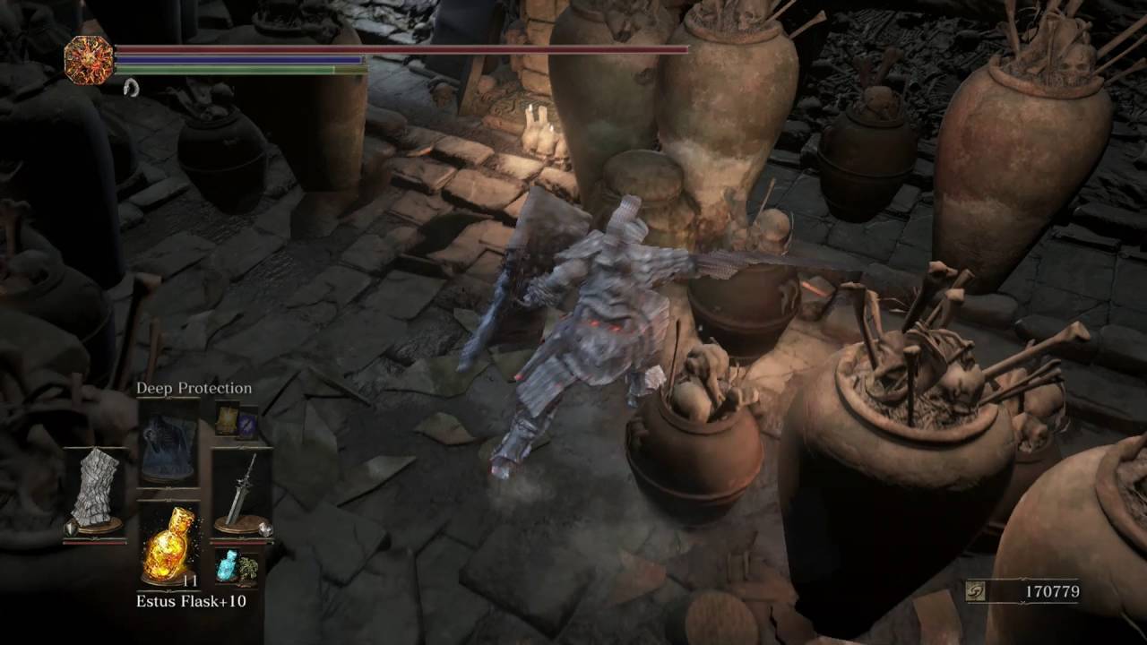 Dark Souls 3 FULL walkthrough: Catacombs of Carthus (HUN) - YouTube