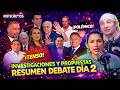 RESUMEN DEBATE DÍA 2 - INVESTIGACIONES Y PROPUESTAS DE CANDIDATOS