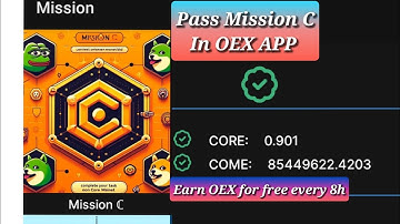 Pass MISSION C in #OEX APP ( explained in Kirundi, watch it till the end)