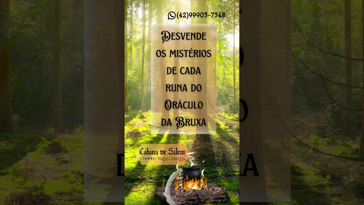 Revelações através das runas do Oráculo da Bruxa