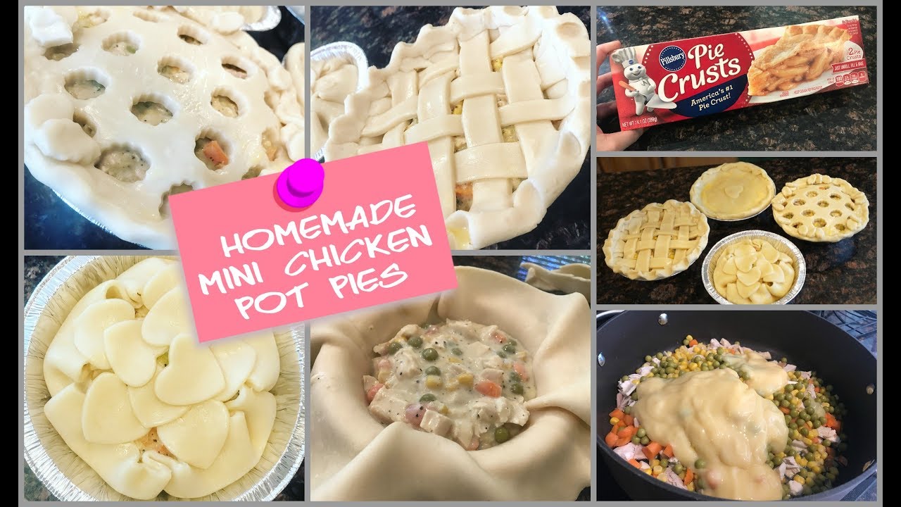 Homemade Mini Chicken Pot Pies