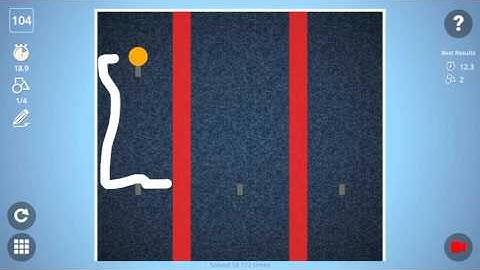 Check out how I solved level 104 in Brain It On! #BrainItOn