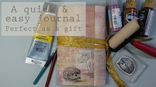 A quick & easy gift, art / journal
