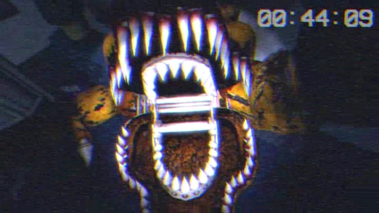 Nightmare Fredbear jumpscare [SFM] on Make a GIF