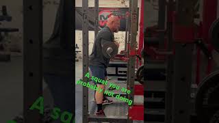 A SQUAT you’re not doing!! Add this to your exercises!! #wenning #zercher #warmup #power