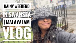 Weekend evening in Swansea, United Kingdom | Malayalam Vlog | Rainy day |Smokin Girdle