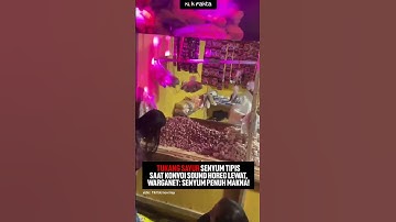 TUKANG SAYUR INI HANYA BISA TERSENYUM SAAT IRING IRINGAN SOUND HOREG LEWAT