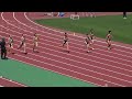 20260823135208九州陸上選手権Ｊ女100ｍＨ決1組 山崎 璃桜（10） 大分雄城台高 