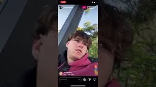 Ryland storms Instagram live 6/8/20