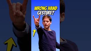 Tobey’s Spider-Man Used the Wrong Web Gesture