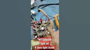 Mitsubishi Heavy Duty split AC 6time blinking communication error repair solution