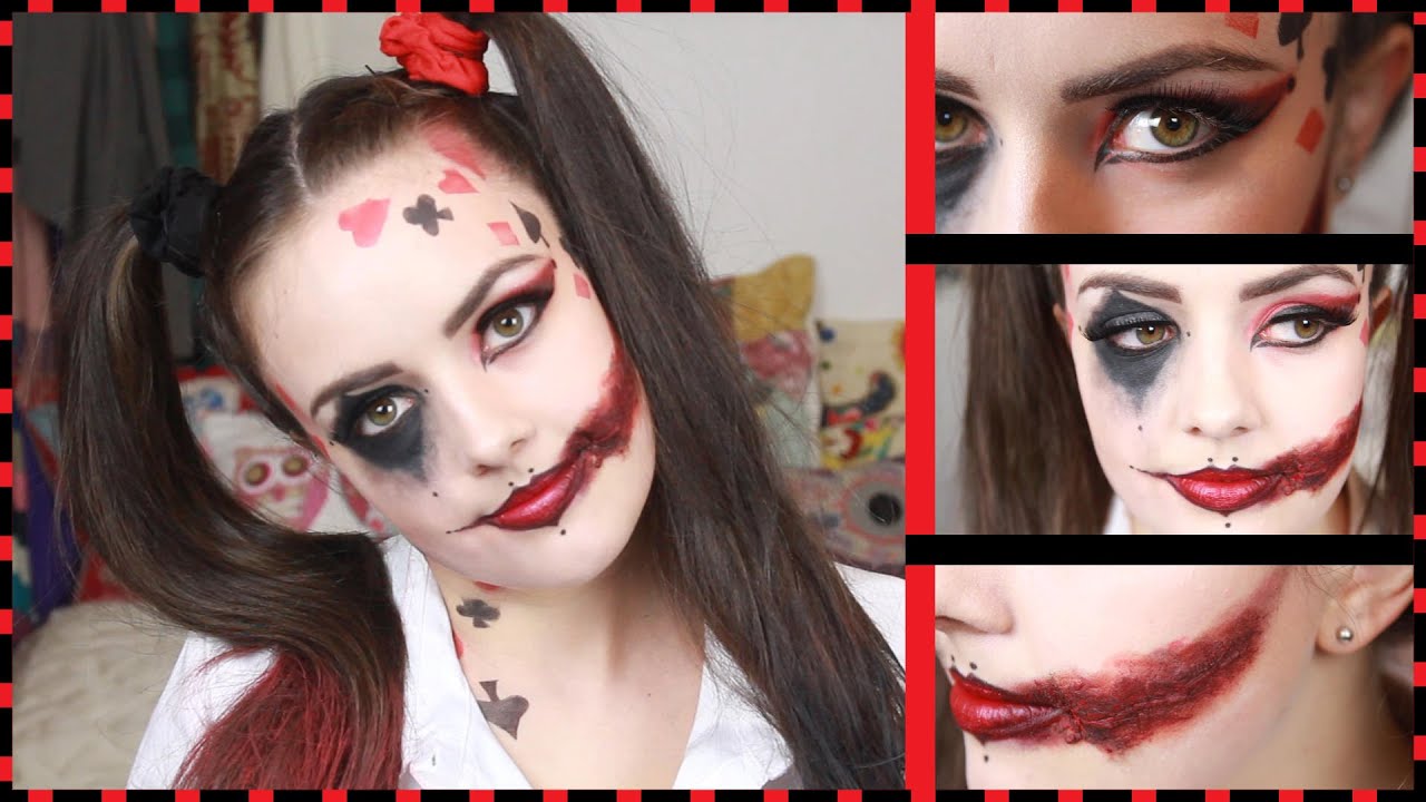 Harley Quinn Cosplay Comic Con Makeup Tutorial Suicide Squad YouTube