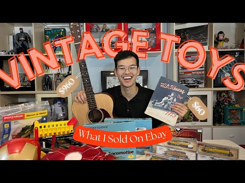 Here’s My Vintage Toy Store on eBay! What Sold?  Ep. 2 | Martin Guitar & Model Trains