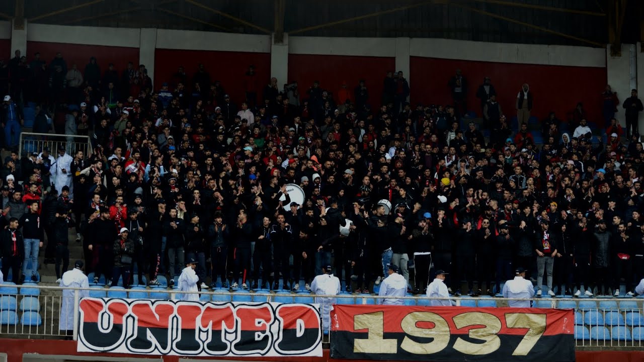 شاهد إبداع أنصار إتحاد العاصمة ضد امل الأربعاء 🔴🖤