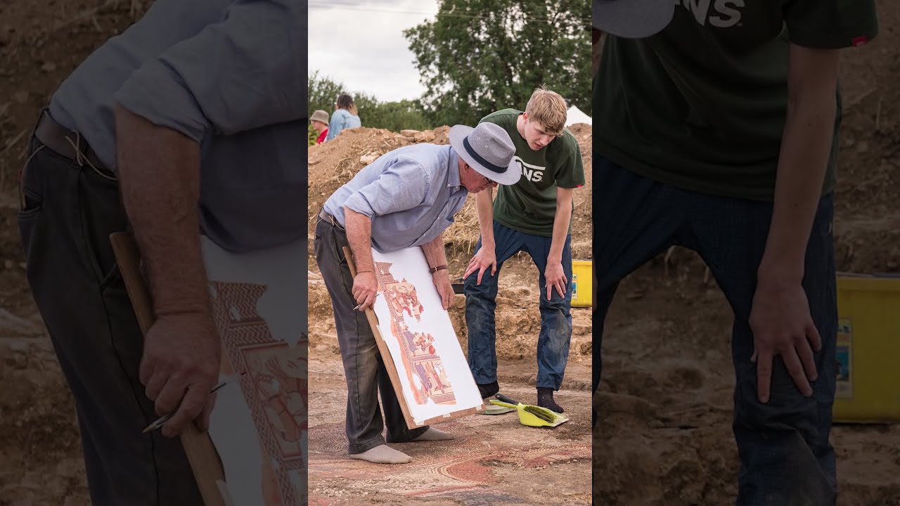 Extraordinary Roman Mosaic And Villa Discovered Beneath A Field In Rutland History