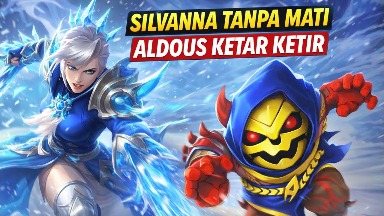 Silvanna OP Gila! Aldous Auto Takut 😱 | MLBB Gameplay