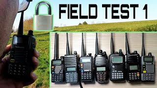 LOCKDOWN RADIO FIELD TEST - EPISODE 1 - 7 RADIOS TESTED IN THE FIELD, LITERALLY!