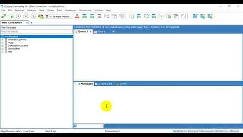 Cara membuat tabel mahasiswa pada sqlyog