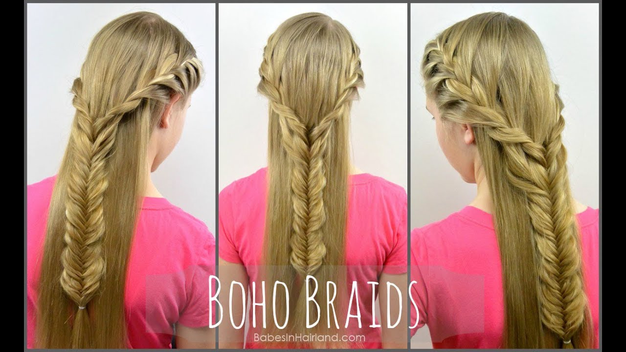 Boho Braid | BabesInHairland.com - YouTube