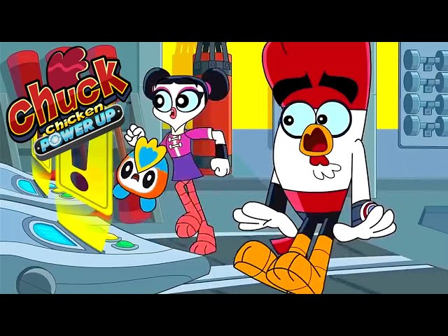Chuck Chicken Power Up Special Edition 🐔All episodes in a row (1-9)&(22-11) | Chuck Chicken Cartoons class=